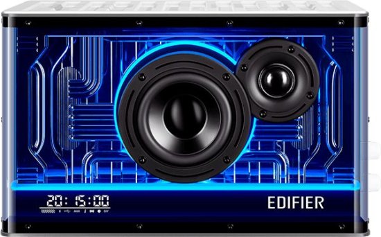 רמקול שולחן כולל טעינת GaN מהירה Edifier QD35 Hi-Res - צבע לבן
