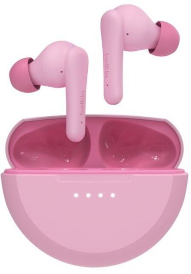 אוזניות תוך-אוזן לילדים דגם SoundForm Nano 2 מבית Belkin - צבע ורוד