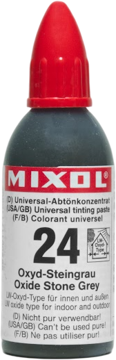מגוון אוניברסלי מרוכז Mixol - תכולה 20 מ''ל - צבע אפור אבן Oxide 24