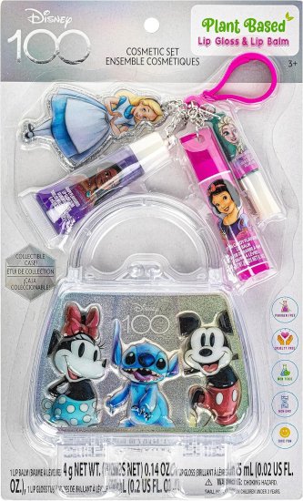 מארז שפתונים וליפגלוס מהדורה 100 שנה לדיסני