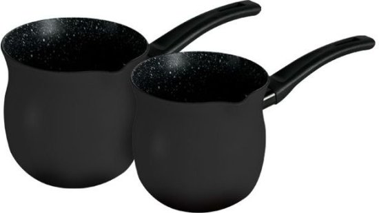 מארז פינג'אנים זוגי 0.9/1.3 ליטר סדרת Coffee Collection מבית Food Appeal - צבע שחור