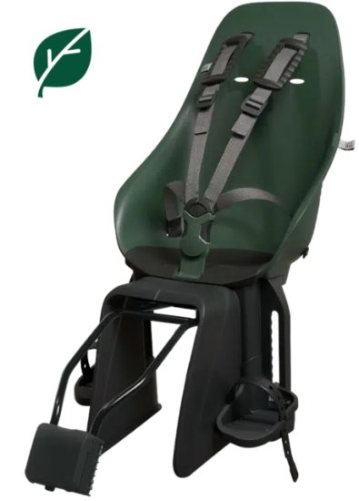 מושב ילדים אחורי Bio לאופניים עם התקן לשלדה מבית Urban Iki - צבע Oishi Beige/Bincho Black