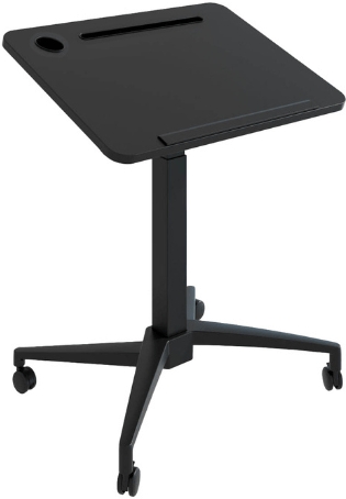 שולחן פניאומטי מתכוונן דגם Mini Black מבית Keisar - צבע שחור
