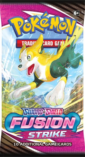 מארז קלפי אספנות פוקימון Pokemon TCG Sword & Shield: Fusion Strike Booster Pack
