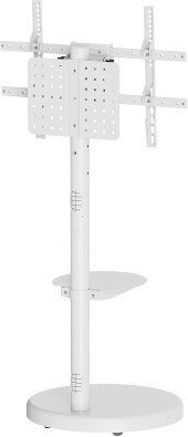 מעמד טלוויזיה נייד למסכים בגדלים 86 אינץ' - 50 ק''ג Brateck - צבע לבן