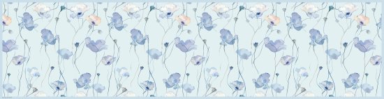 ראנר מבודד חום PVC לשולחן דגם Fairy Forest מבית Tiva Design - גודל 35x135 ס''מ