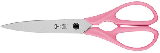 מספריים מקצועיים למטבח 98 מ''מ Paul - צבע ורוד בהיר