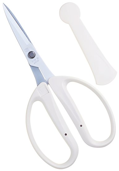 מספריים יפניות לפרחים עם קטר מובנה 16 ס''מ CFI-360SFW מבית Chikamasa - צבע לבן