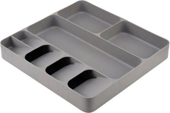 מתקן אחסון סכו''ם 5x38.5x40 ס״מ דגם Drawer Store מבית Joseph Joseph - אפור