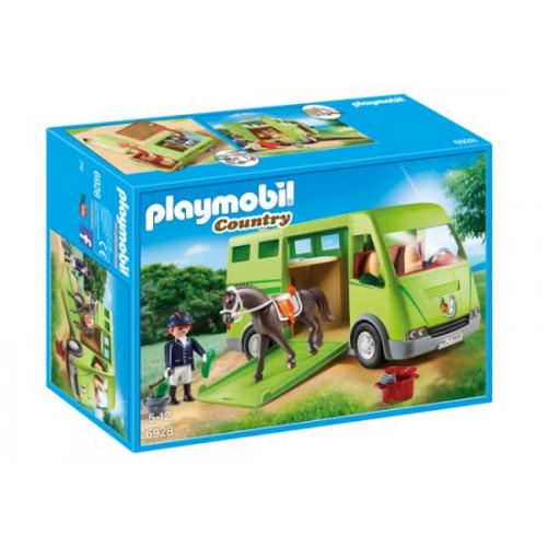 רכב להובלת סוסים מסדרת חווה וחיות Playmobil 6928