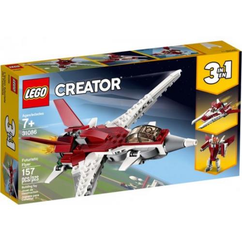 מטוס עתידני מסדרת קריאטור 31086 LEGO