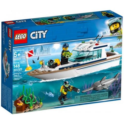 צלילה מהיאכטה מסדרת סיטי 60221 LEGO