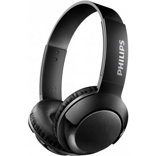 אונליין   On Ear    Philips BASS+ Bluetooth SHB3075BK/00 -