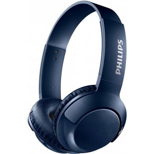 אונליין   On Ear    Philips BASS+ Bluetooth SHB3075BL/00 -
