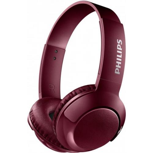 אונליין   On Ear    Philips BASS+ Bluetooth SHB3075RD/00 -