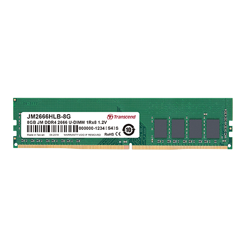 אונליין   Transcend 8GB DDR4 2666Mhz CL19