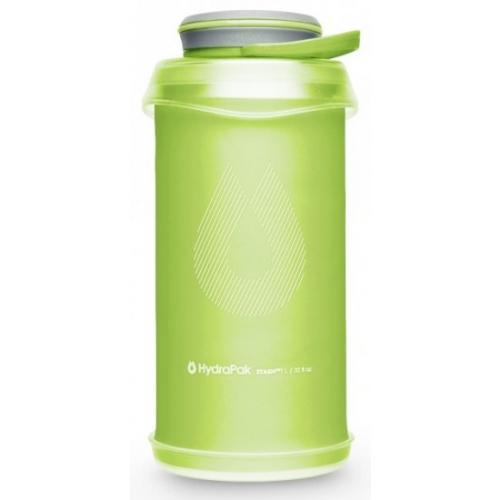 בקבוק שתייה גמיש ומתקפל 1 ליטר Hydrapak Stash – צבע ירוק
