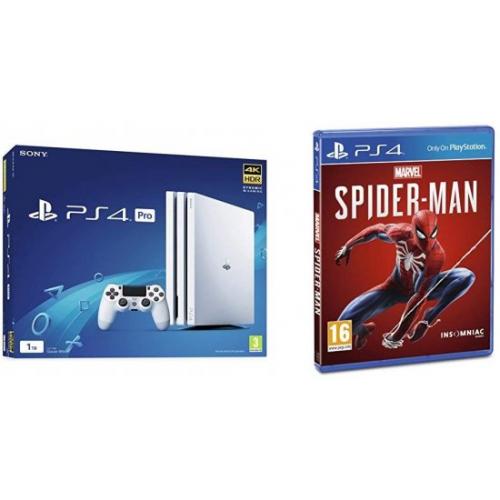 אונליין   Sony PlayStation 4 PRO 1TB -   +  Spiderman