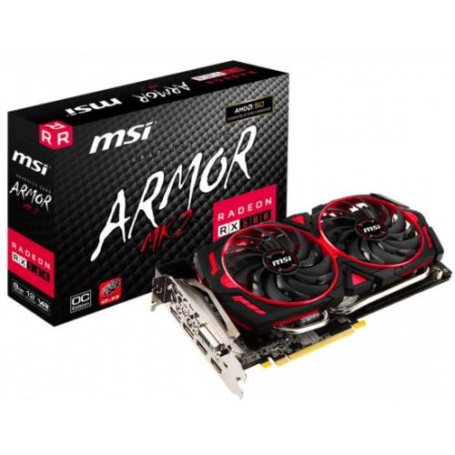 אונליין   MSI Radeon RX 580 ARMOR MK2 8GB OC GDDR5 DVI 2xHDMI 2xDP PCI-E