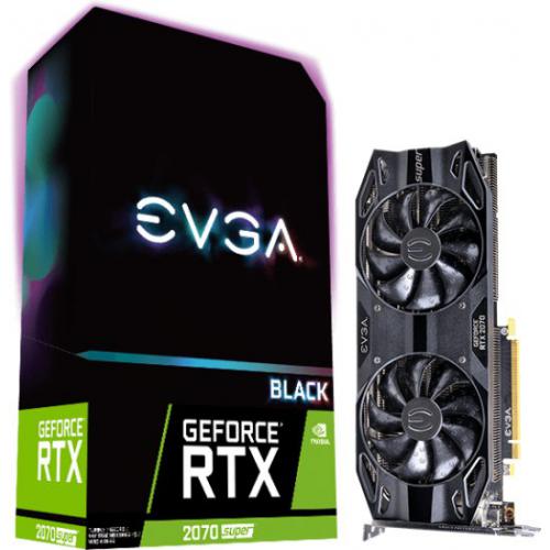 אונליין   EVGA RTX 2070 SUPER BLACK GAMING 8GB GDDR6 HDMI 3xDP USB Type-C