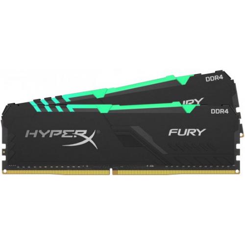 אונליין   HyperX FURY RGB 2x16GB DDR4 2666MHz CL16 Kit
