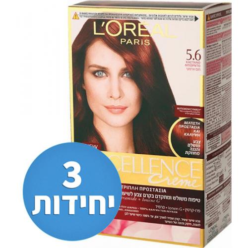 אונליין 3       #5.6 Loreal Paris Excellence Cream
