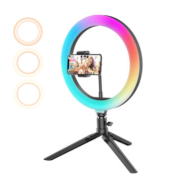 קופון הנחה לBlitzWolf® BW-SL5 10inch RGB LED Ring Light