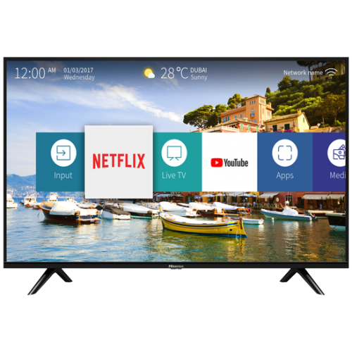 אונליין   Hisense 40 Inch 40B6000IL