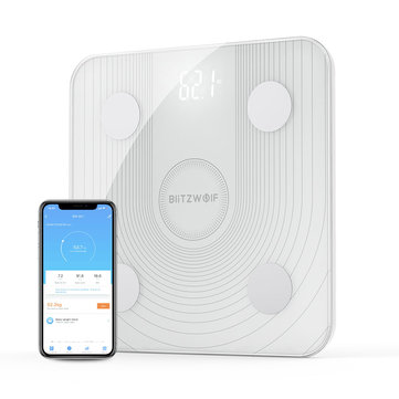 קופון הנחה לBlitzWolf® BW-SC1 WiFi Smart Body Fat Scale APP