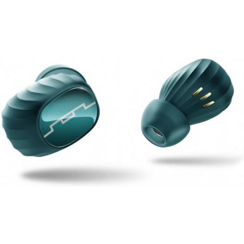 אוזניות Bluetooth אלחוטיות Sol Republic Amps Air Wireless עם קייס טעינה אלחוטי – צבע טורקיז