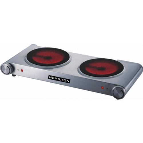 אונליין כירת בישול קרמית כפולה Hemilton HEM-2612 2400W