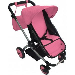 עגלה לבובה New York Doll Collection Babyboo – צבע ורוד