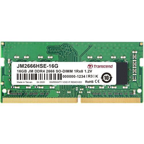אונליין    Transcend 16GB DDR4 2666Mhz CL19 SODIMM