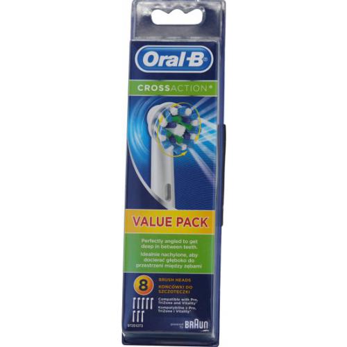 אונליין  Cross Action    Oral B -   8