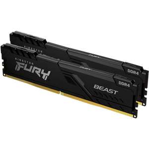אונליין   Kingston FURY BEAST 2x8GB DDR4 3600MHz CL17