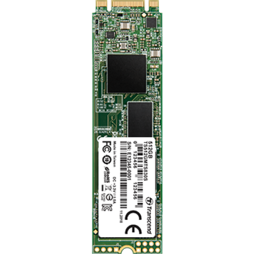 אונליין   Transcend 830S TS512GMTS830S M.2 SSD SATA III -  512GB