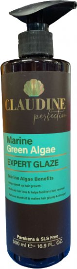 גלייז אצות ים Claudine לשיער גלי מתולתל או מקורזל - נפח 500 מ"ל