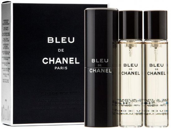 מארז בושם לגבר 20X3 מ''ל Chanel Bleu De Chanel או דה טואלט E.D.T