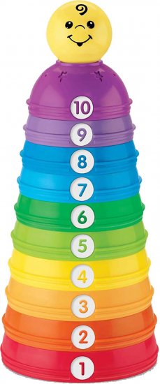 מגדל כוסות וכדורים מבית Fisher Price