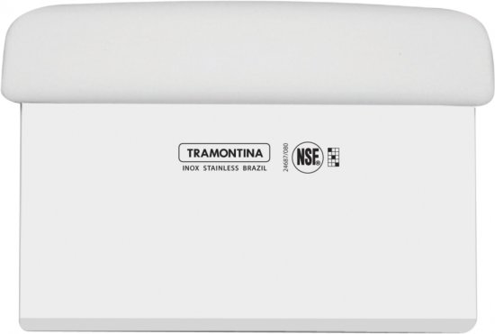 קלף בצק מנירוסטה רחב עם ידית פלסטיק Tramontina