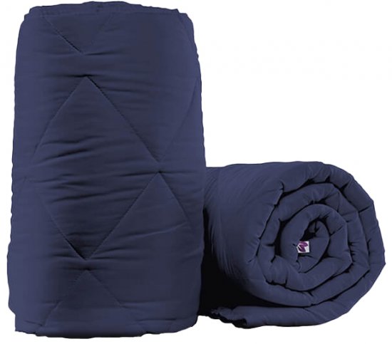 שמיכת קיץ 200x220 זוגית 100% כותנה MyViro - כחול נייבי