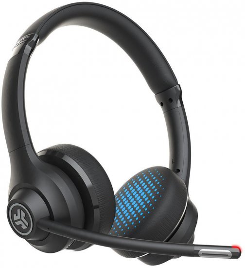 אוזניות אלחוטיות עם מיקרופון JLab GoWork - צבע שחור