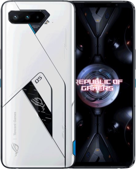 טלפון סלולרי Asus ROG Phone 5 Ultimate 18GB+512GB White ZS673KS-1B059EU צבע לבן - שנה אחריות יבואן רשמי