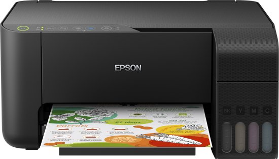מדפסת אלחוטית משולבת Epson EcoTank L3150 Ink Tank
