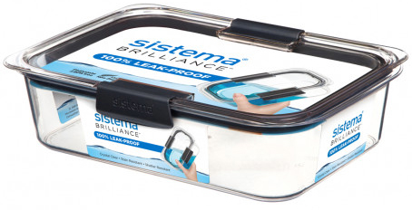 מיכל אחסון עשוי טריטן 2 ליטר מסדרת Sistema - Brilliance
