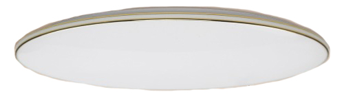 מנורה צמודת תקרה עגולה Lumitec 1700-6500K  36W גוון אור מתחלף + שלט - צבע לבן ומסגרת זהב