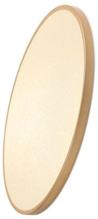 מנורה צמודת תקרה עגולה Omega NEXT 3000K 36W גוון אור לבן חם - צבע זהב