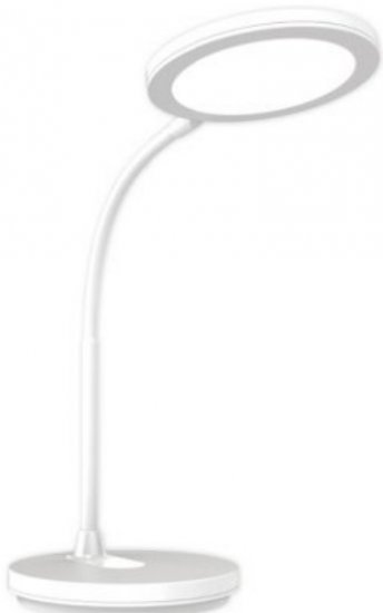 מנורת שולחן נטענת בעלת גוון אור מתחלף - לבן Omega 6W OM-RC403-WH