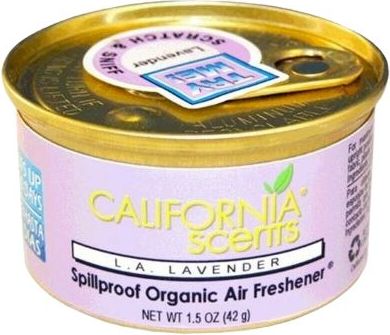 מפיץ ריח בפחית לרכב 42 גרם California Scents - בניחוח לבנדר