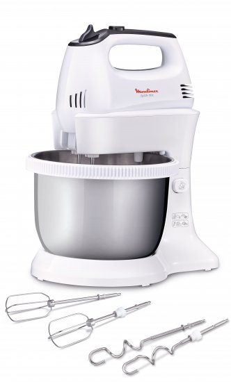 מציאון ועודפים - מיקסר 3.5 ליטר Moulinex HM-3121B1 300W - צבע לבן - אחריות יבואן רשמי ניופאן